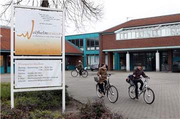 Viele Gesamtschüler kommen mit dem Fahrrad zur Schule, doch einen geschützten Unterstellplatz gibt es nicht.
