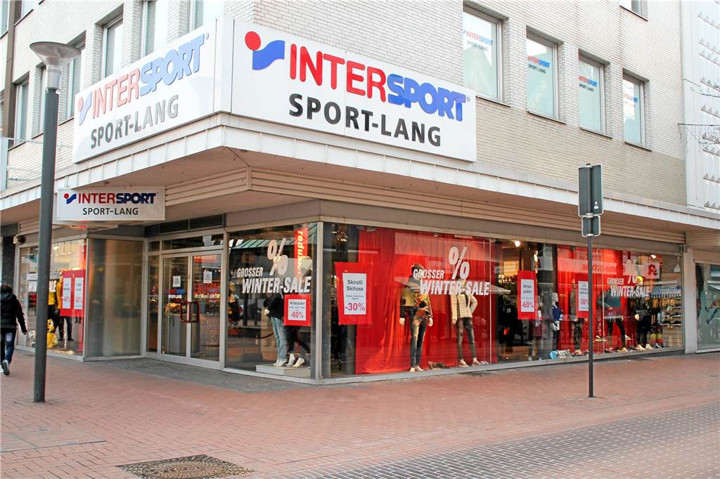 Sporthaus Lang in der Lüner Innenstadt