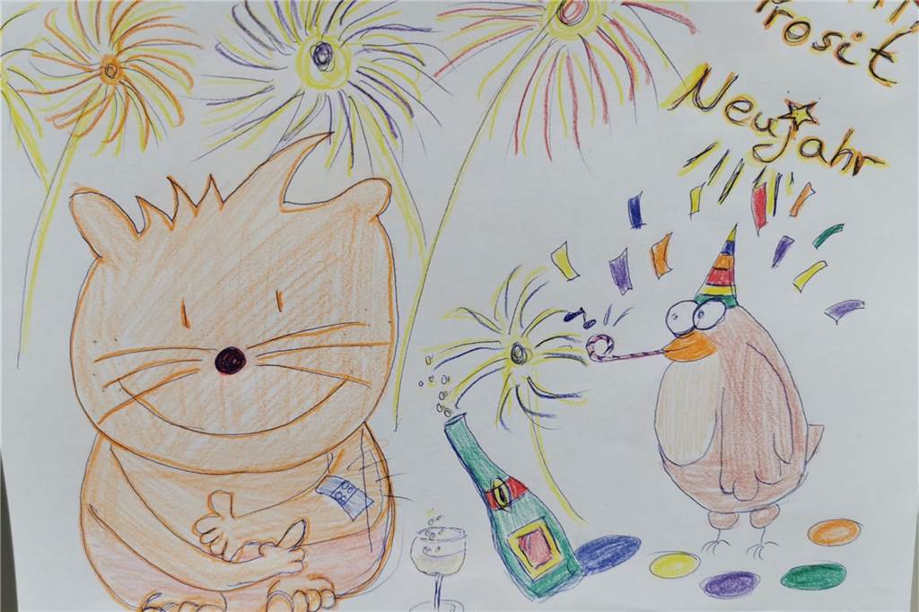 Ein Monat Impfzentrum in Dorsten: Was Besucher sagen und das Gästebuch verrät Viele positive Rückmeldungen, manche sogar gemalt, sind in dem Gästebuch des Impfzentrums dokumentiert.
