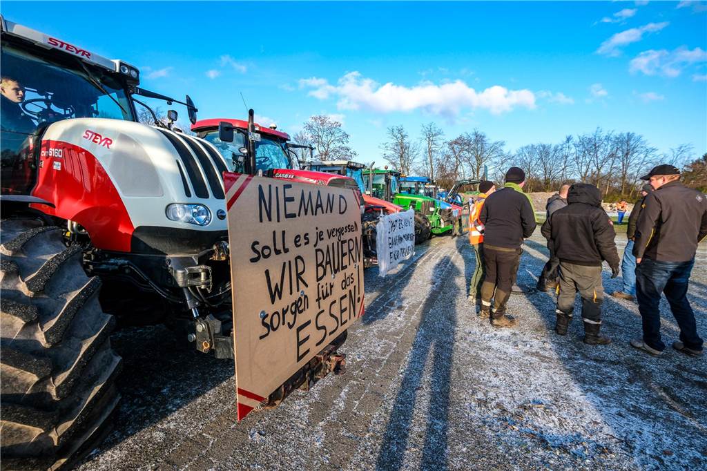 Bauerndemo am 8.1.2024 in Recklinghausen