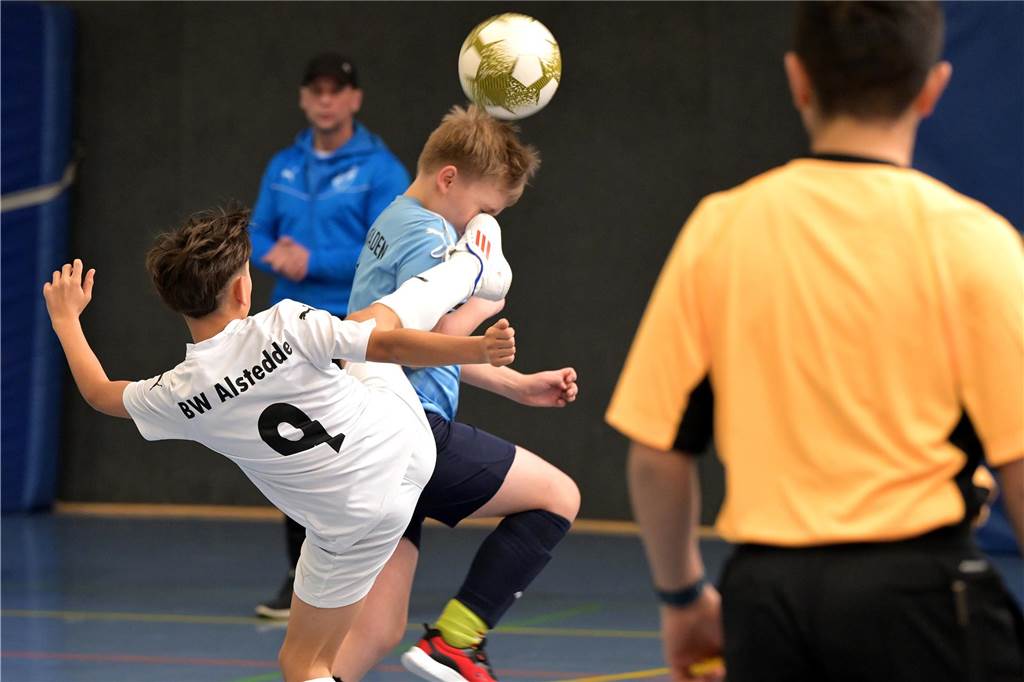 Viele Tore gab es bei den E-Jugendlichen: Der SV Preußen wurde Lüner Stadtmeister.