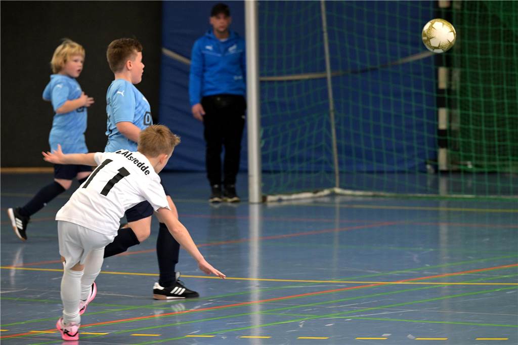 Viele Tore gab es bei den E-Jugendlichen: Der SV Preußen wurde Lüner Stadtmeister.