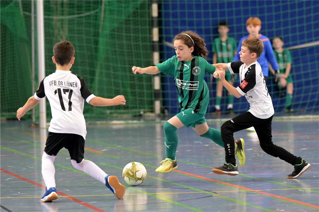 Viele Tore gab es bei den E-Jugendlichen: Der SV Preußen wurde Lüner Stadtmeister.
