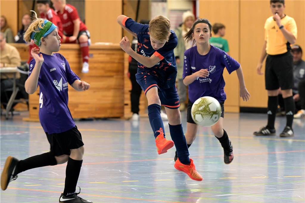 Viele Tore gab es bei den E-Jugendlichen: Der SV Preußen wurde Lüner Stadtmeister.