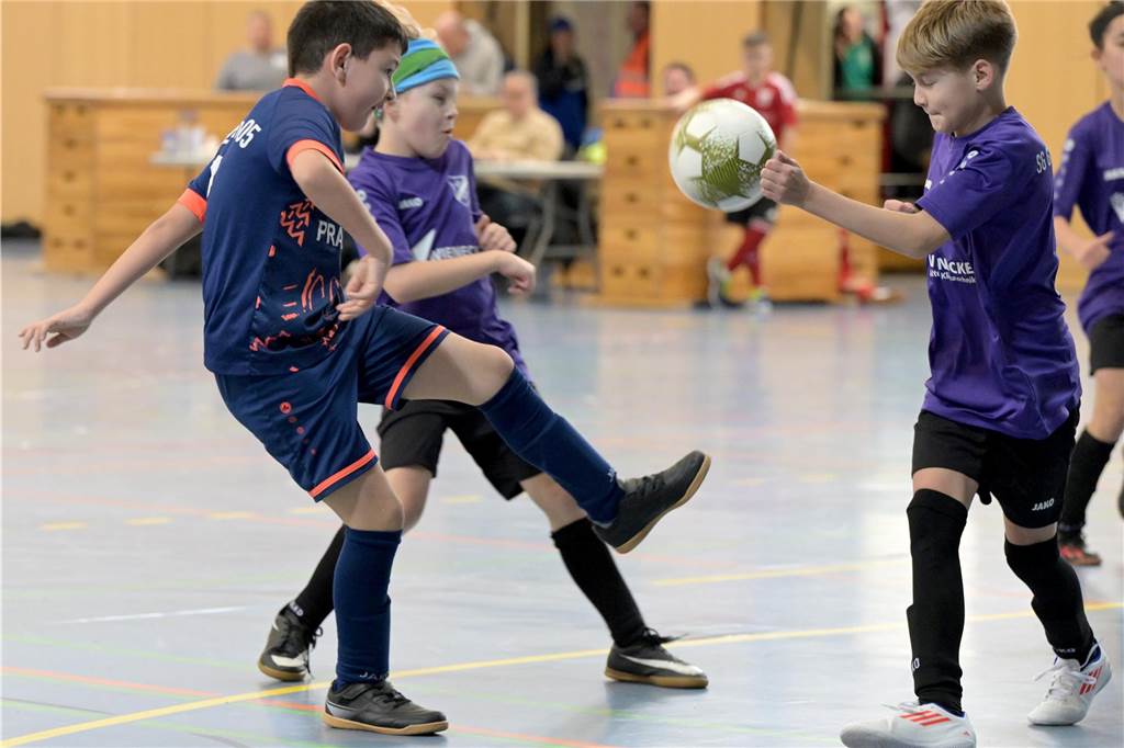 Viele Tore gab es bei den E-Jugendlichen: Der SV Preußen wurde Lüner Stadtmeister.