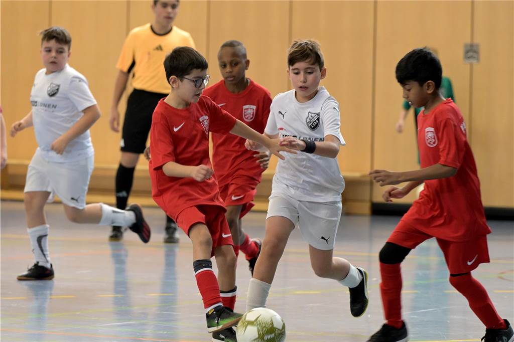 Viele Tore gab es bei den E-Jugendlichen: Der SV Preußen wurde Lüner Stadtmeister.