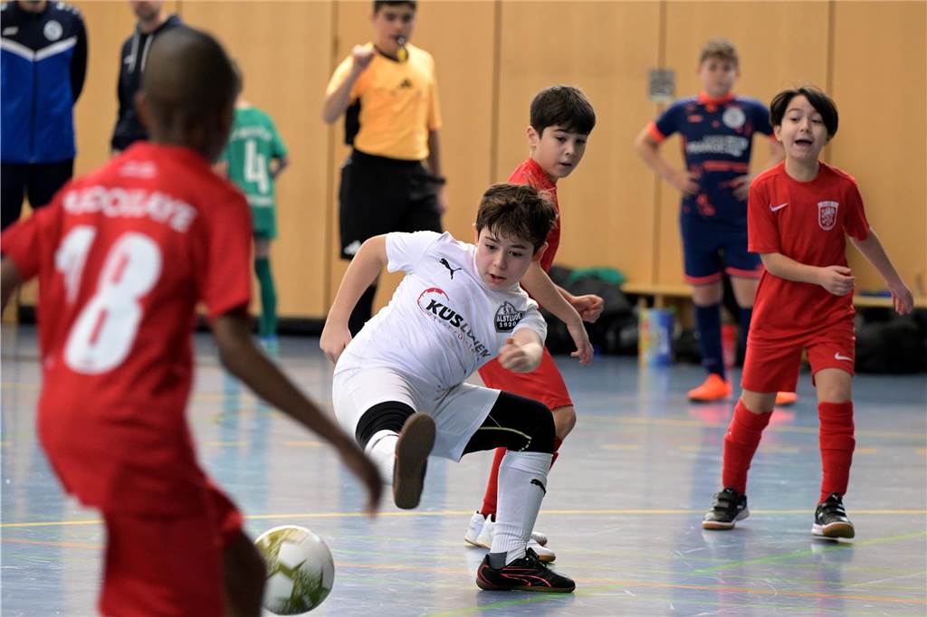 Viele Tore gab es bei den E-Jugendlichen: Der SV Preußen wurde Lüner Stadtmeister.