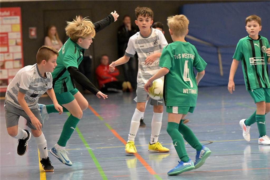Viele Tore gab es bei den E-Jugendlichen: Der SV Preußen wurde Lüner Stadtmeister.