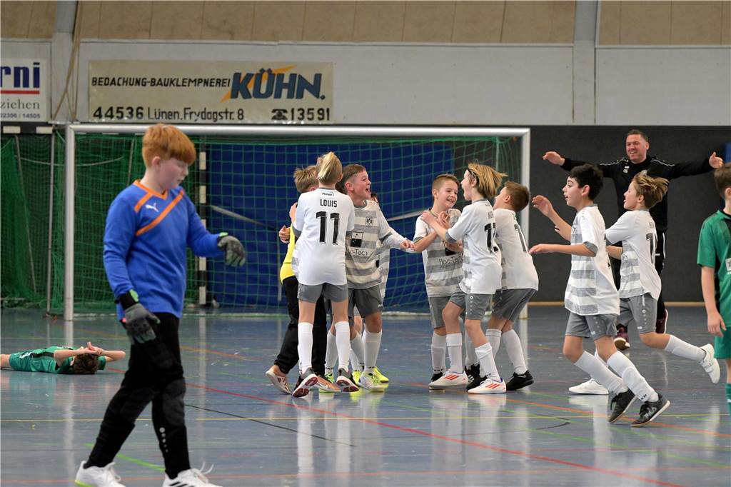 Viele Tore gab es bei den E-Jugendlichen: Der SV Preußen wurde Lüner Stadtmeister.