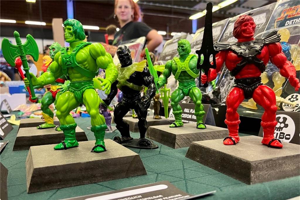 Eine Actionfigur als Lebensversicherung Toyplosion 2023 in der Europahalle in Castrop-Rauxel
