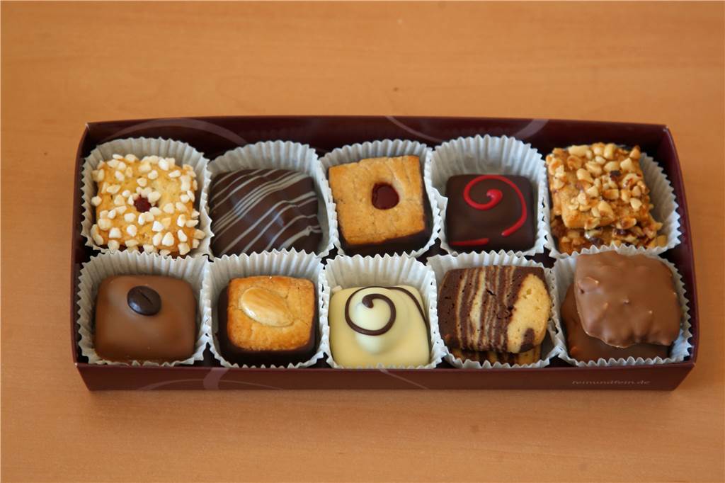 Confiserie Imping will mit Feingebäck und Pralinen auch die Konferenztische erobern Vielfalt und feinste Qualität, dekorativ dargeboten: Die hochwertigen "Fein und fein"-Kekse für Konferenzen.