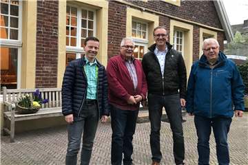 Vier, die sich für Alstätte einsetzen: Guido Brüggemann, Alfons ter Huurne, Jürgen van Weyck und Heinrich Holters (v.l.).