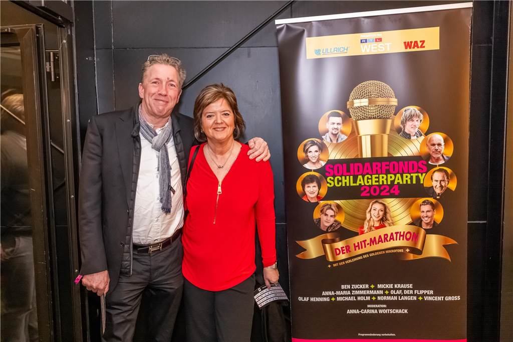 Schlagerparty des Solidarfonds NRW in der Europahalle am 1.3.2024 in Castrop-Rauxel