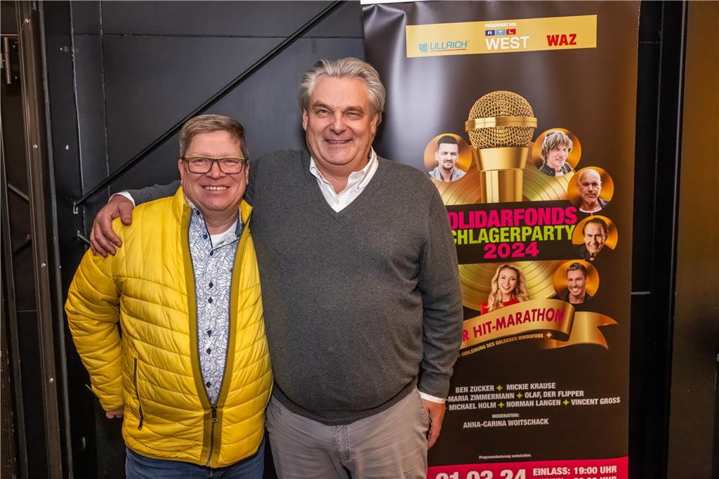 Schlagerparty des Solidarfonds NRW in der Europahalle am 1.3.2024 in Castrop-Rauxel