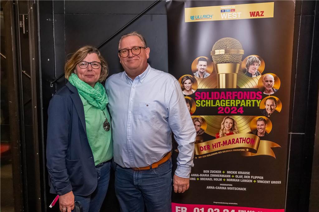 Schlagerparty des Solidarfonds NRW in der Europahalle am 1.3.2024 in Castrop-Rauxel