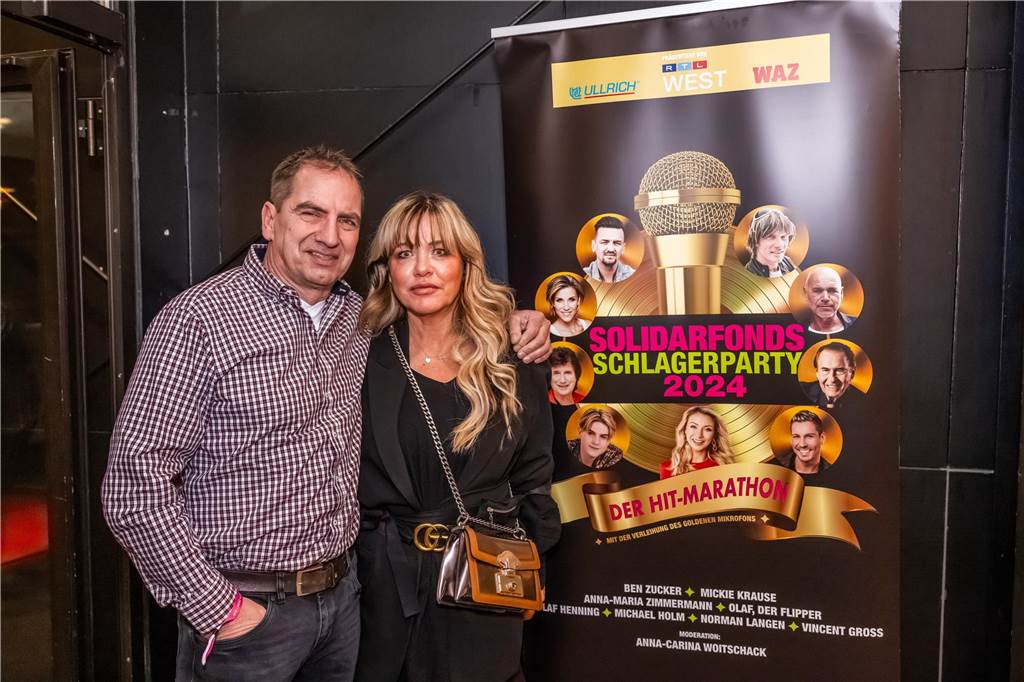 Schlagerparty des Solidarfonds NRW in der Europahalle am 1.3.2024 in Castrop-Rauxel