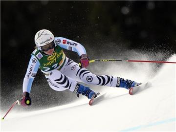 Viktoria Rebensburg absolvierte ein gutes Training. Foto: Hans Klaus Techt