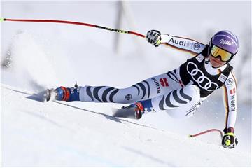 Viktoria Rebensburg belegte in Are Platrz zwei im Super-G. Foto: Alessandro Trovati/AP