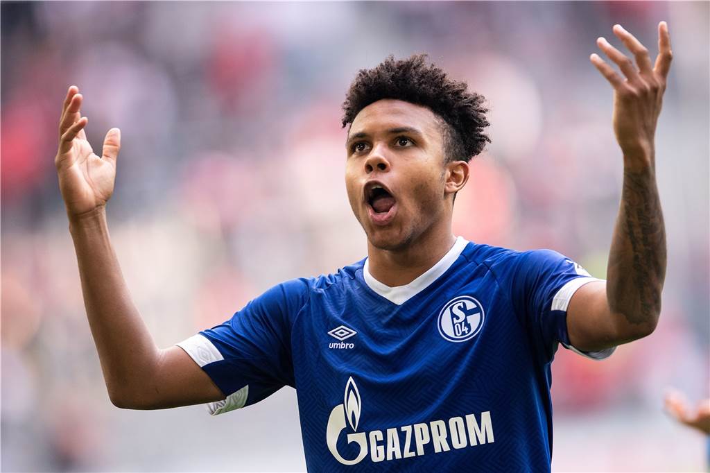 Weston McKennie in Top-Form - „Er verkörpert vieles von dem, wofür Schalke steht“ Völlig losgelöst: Weston McKennie jubelt über sein erstes Bundesligator.