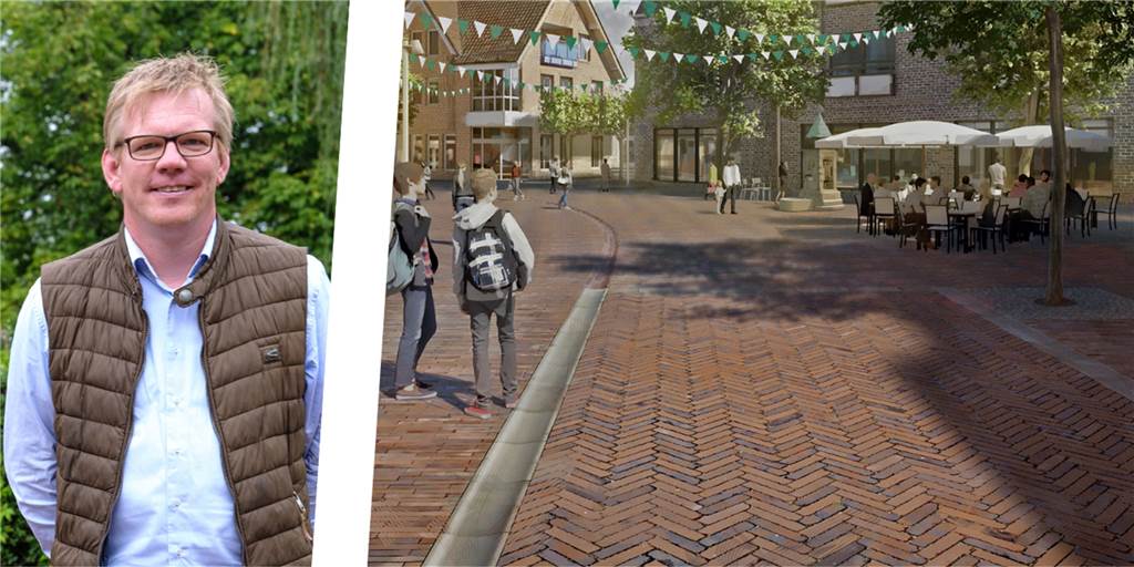 Neubau der Sandstraße sorgt für späte Diskussion im Rat - SPD zeigt sich verärgert Ein Mann und eine Straße mit Kindern