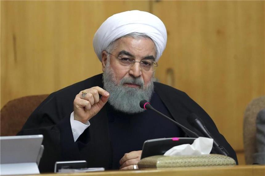 Präsident Ruhani: Vom Volk gewählt, vom Klerus unerwünscht Vom Volk gewählt, vom Klerus ausgebremst: Der iranische Präsident Hassan Ruhani bei einer Kabinettssitzung. Foto: Iranian Presidency Office