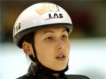 Von den Shorttrack-Damen hat nur Aika Klein (Foto von 2005) die Olympia-Norm des DESG erfüllt.