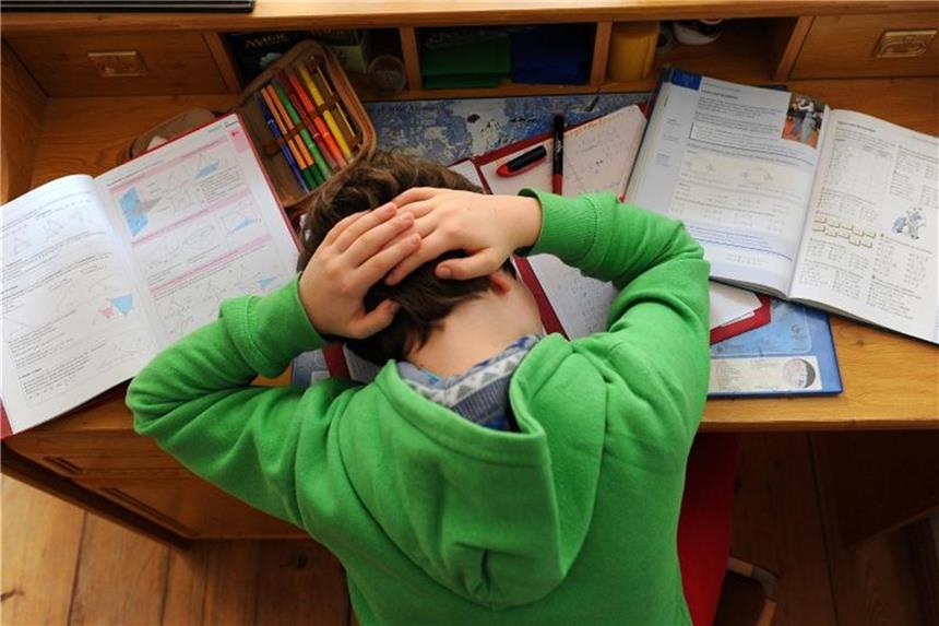 Von Kindern wird heute einiges gefordert - viele Eltern finden zu viel. Fast ein Drittel der befragten Eltern sind für eine Abschaffung der Hausaufgaben. Foto: Thomas Eisenhuth