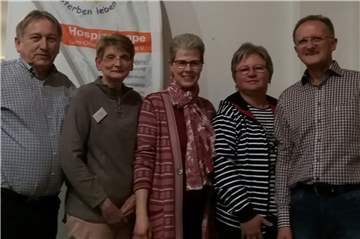 Von links nach rechts: Claus Goetsch, Marion Koch-Gersdorf, Dr. Antje Münzenmaier, Dagmar Tennhoff, Dieter Niechcial