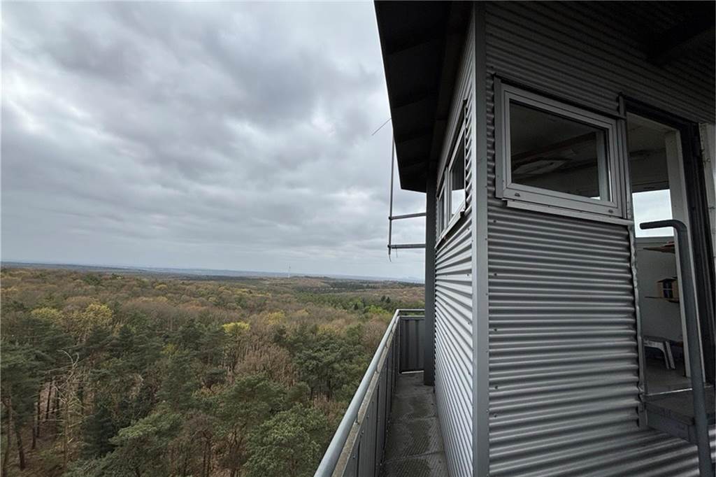 Blick auf die Haard vom Wachturm Rennberg aus