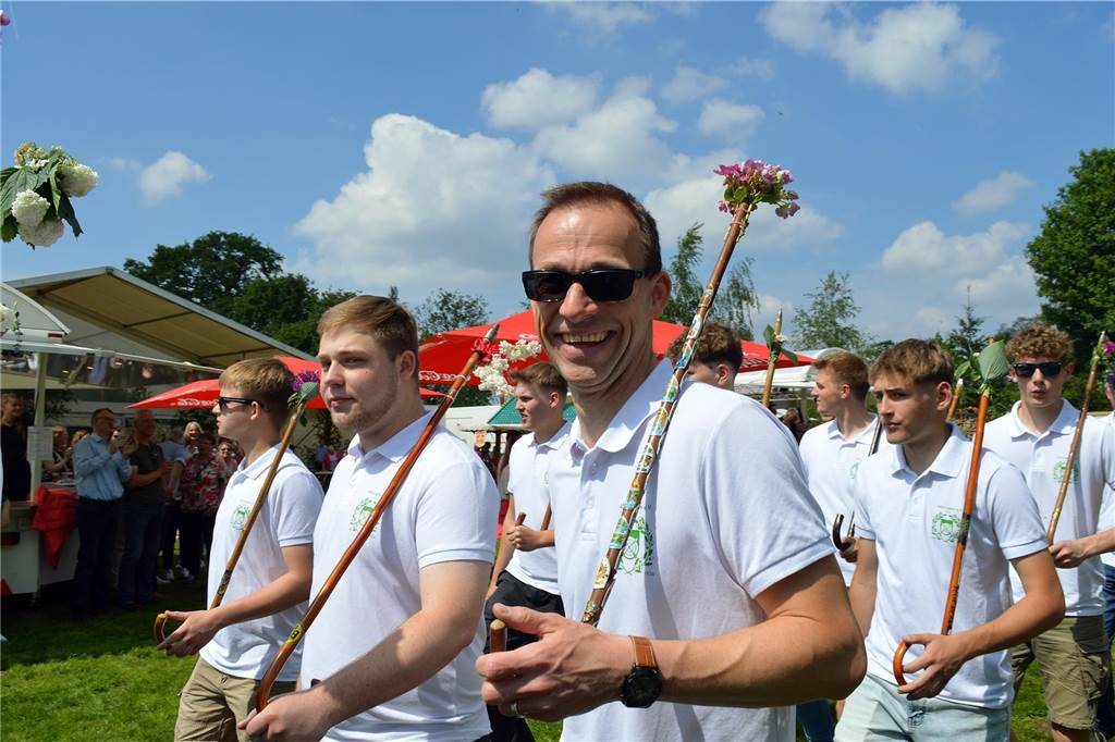 Schützen beim Sternmarsch