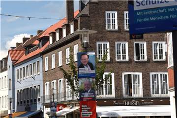 Wahlplakate in Dorsten