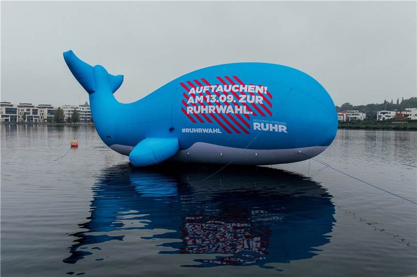 Landrat, Kreistag, Ruhrparlament – Wie haben die Castrop-Rauxeler gewählt? Vor der Wahl wurde aufwendig Werbung für das neue Ruhrparlament gemacht.