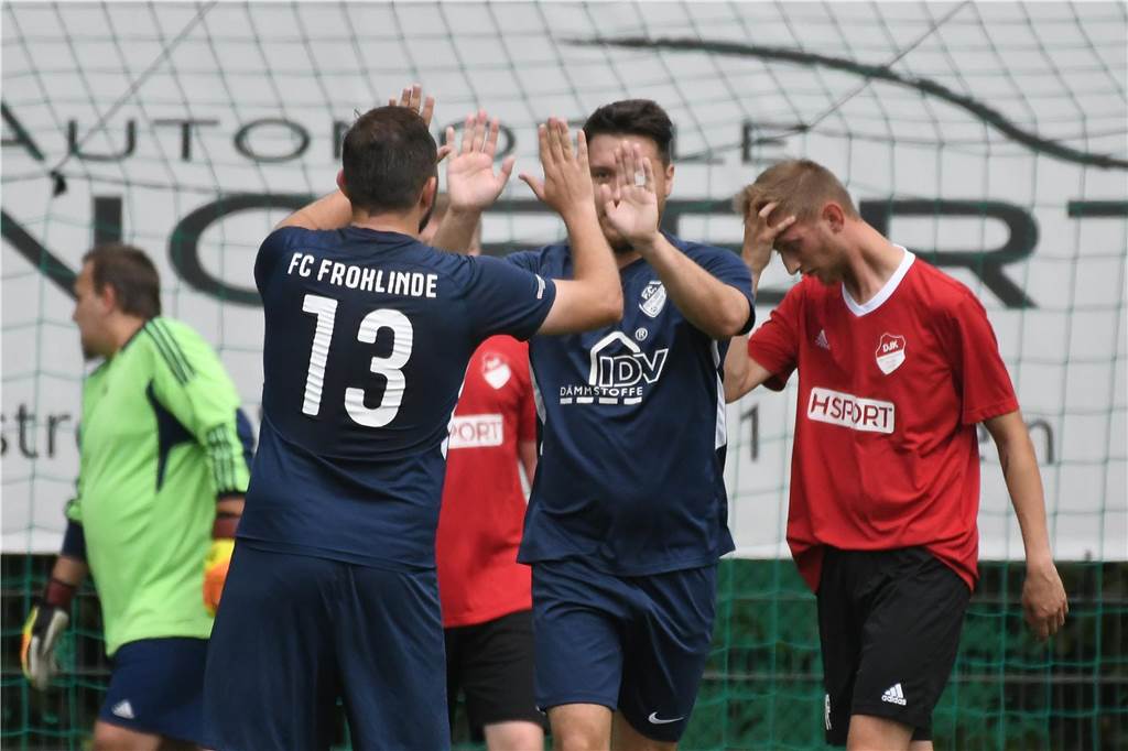 Vor seiner Kreisliga-B-Premiere gewann der FC Frohlinde III ein letztes Testspiel gegen die SF Nette mit 5:0 nach Toren von Dennis Grzonka (2), Lars Komoßa, Sebastian Haß und Stefan Haß.