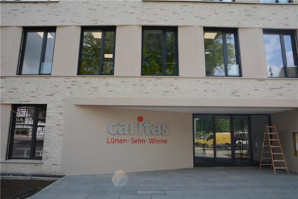 Vor vier Jahren hat das Haus der Caritas am Ende der Lüner Fußgängerzone eröffnet. In dem Gebäude ist auch eine Tagespflege.