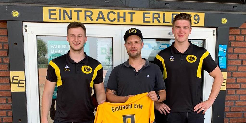 Eintracht Erle stellt den Trainer frei - „Verhältnis zum Vorstand ist aber noch intakt“ Vorstellung von Trainer Manuel Jakob bei Eintracht Erle 2020