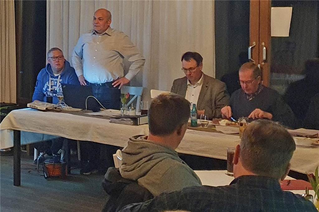 Jahres-Treffen von Herbern Parat: Ausweitung der Taxibus-Linie geplant Vorsitzender Thomas Ritz freute sich sehr über die rege Beteiligung an der Mitgliederversammlung.