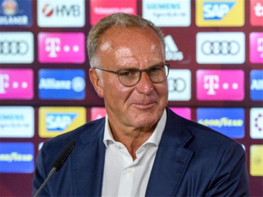 Rummenigge froh über Auszug des TSV 1860 München Vorstandschef Karl-Heinz Rummenigge freut sich, dass der FC Bayern München nun ganz allein über die Allianz Arena verfügen kann. Foto: Matthias Balk