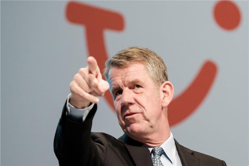 Tui will seine Präsenz am Flughafen Düsseldorf ausbauen Vorstandsvorsitzender der TUI Group, Friedrich Joussen. Foto: Peter Steffen/Archiv