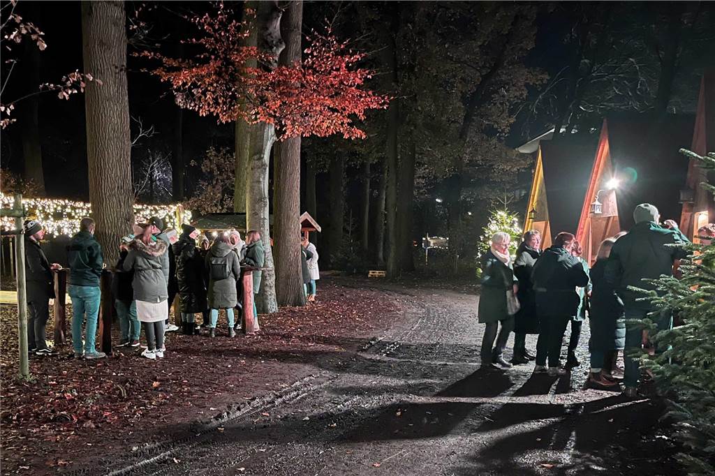 Vorweihnachtliche Stimmung verbreitet der Winterzauber in Heek.