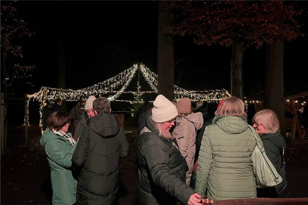 Vorweihnachtliche Stimmung verbreitet der Winterzauber in Heek.