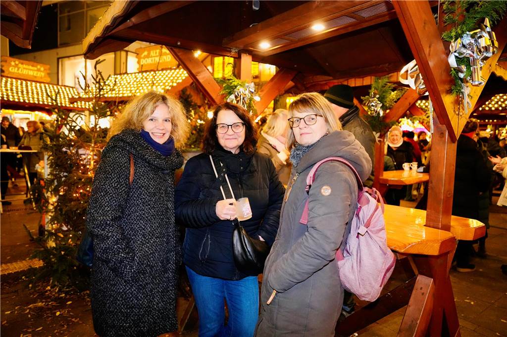 Vorweihnachtsstimmung herrschte am Freitagabend (13.12.) auf dem Dortmunder Weihnachtsmarkt.