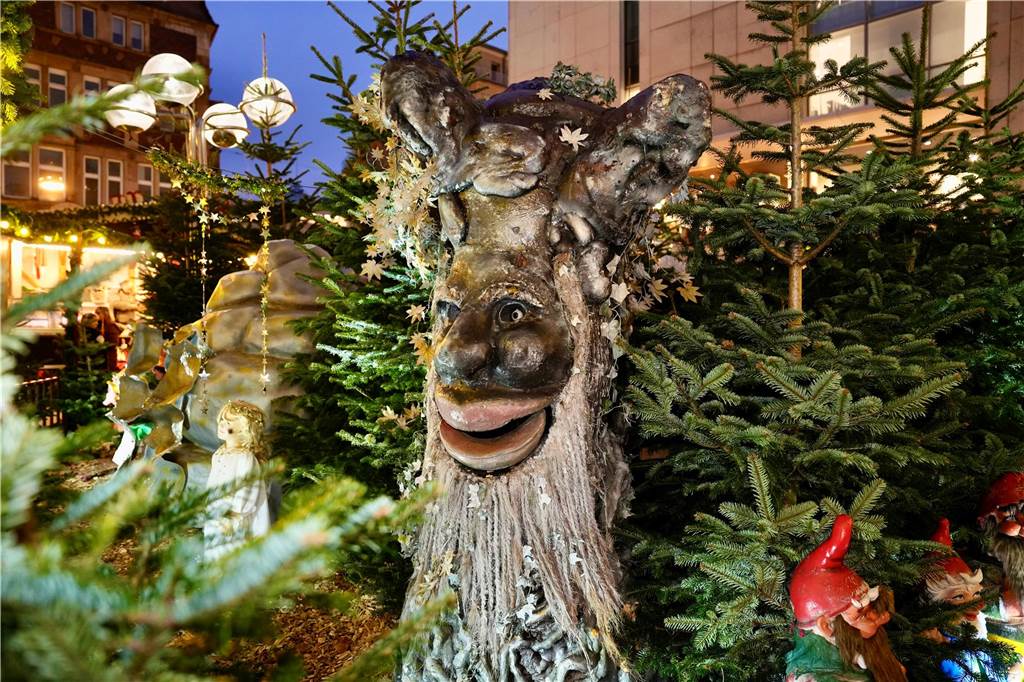 Vorweihnachtsstimmung herrschte am Freitagabend (13.12.) auf dem Dortmunder Weihnachtsmarkt.