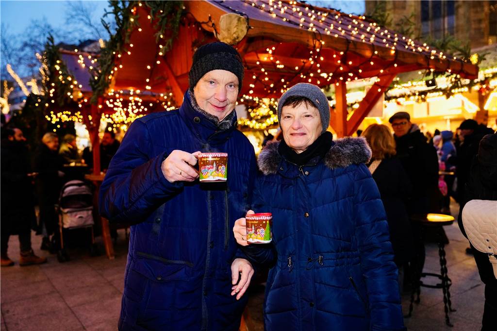 Vorweihnachtsstimmung herrschte am Freitagabend (13.12.) auf dem Dortmunder Weihnachtsmarkt.