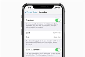 Während der „Downtime“ erscheinen im kommenden iOS 12 Mitteilungen nicht auf dem Bildschirm, und Apps können nicht verwendet werden. Foto: Apple Inc