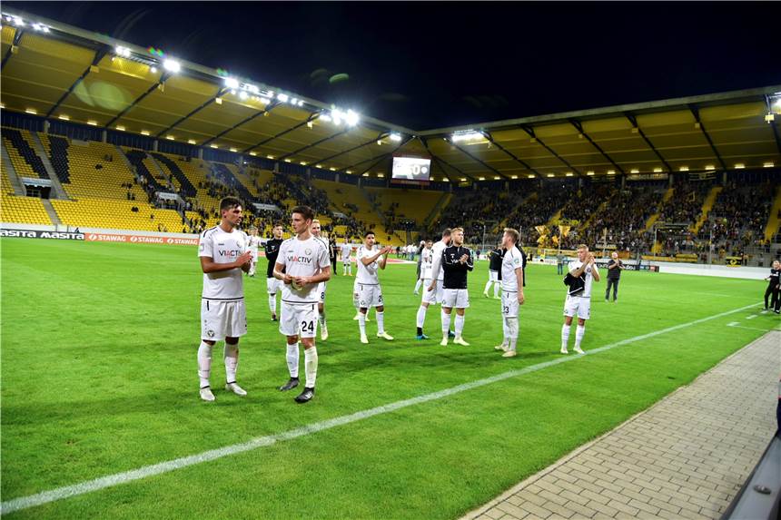 Wäre der TuS noch Regionalligist, müsste er trotz des Lockdowns spielen Wäre der TuS Haltern am See nicht zurück in die Oberliga gegangen, hätte er trotz Lockdown weiterspielen müssen - womöglich wie hier im Tivoli bei Alemannia Aachen.