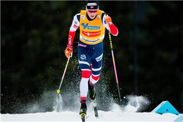 War auch beim Klassik-Sprint imn norwegischen Drammen nicht zu schlagen: Olympiasieger Johannes Kläbo. Foto: Jon Olav Nesvold