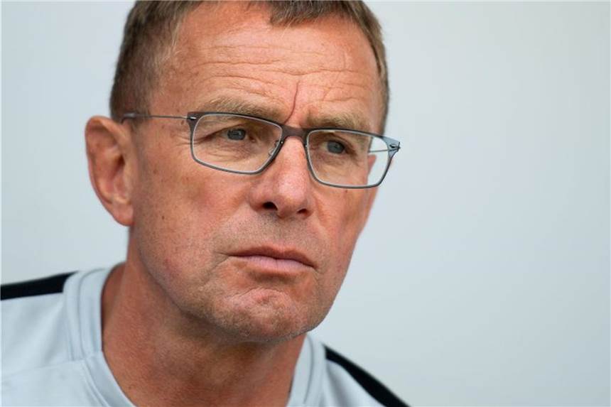 Rangnicks Herausforderung bei RB: Sehr vorsichtig dosieren War nicht zufrieden mit der Leistung seiner Mannschaft im Pokal: RB-Coach Ralf Rangnick. Foto: Marius Becker