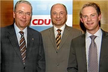 Waren 2009 Konkurrenten um den Parteivorsitz (v.l.): Klaus Wegener, Uwe Waßmann und Steffen Kanitz.