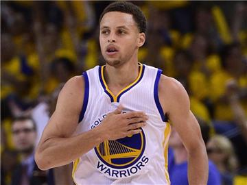 Warriors-Spielmacher Stephen Curry erzielte 39 Punkte. Foto: John G. Mabanglo