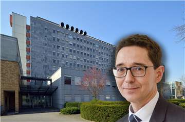Wartet beim Thema Impffplicht für Gesundheitsberufe das Vorgehen des Gesundheitsamtes ab: Axel Weinand, Geschäftsführer des St. Marien Hospitals.